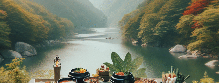 산사랑, 자연 속에서 즐기는 건강한 한정식 한상