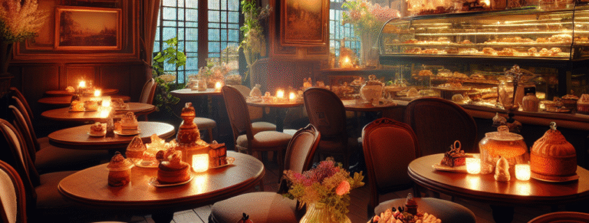 카페 융, 유럽 감성 인테리어와 디저트가 어우러진 힐링 카페