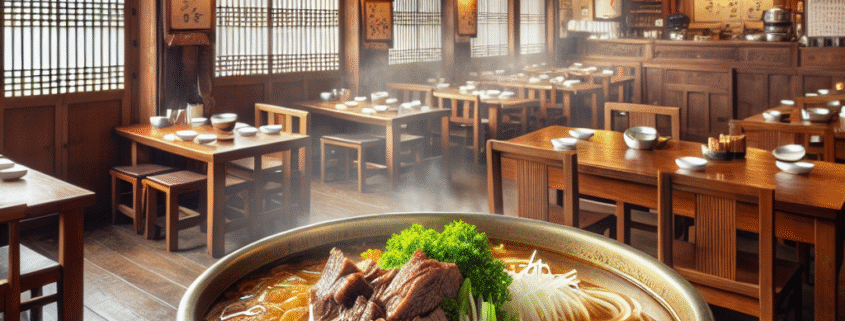 한촌설렁탕, 깊은 국물 맛으로 아침 해장에도 제격인 설렁탕집