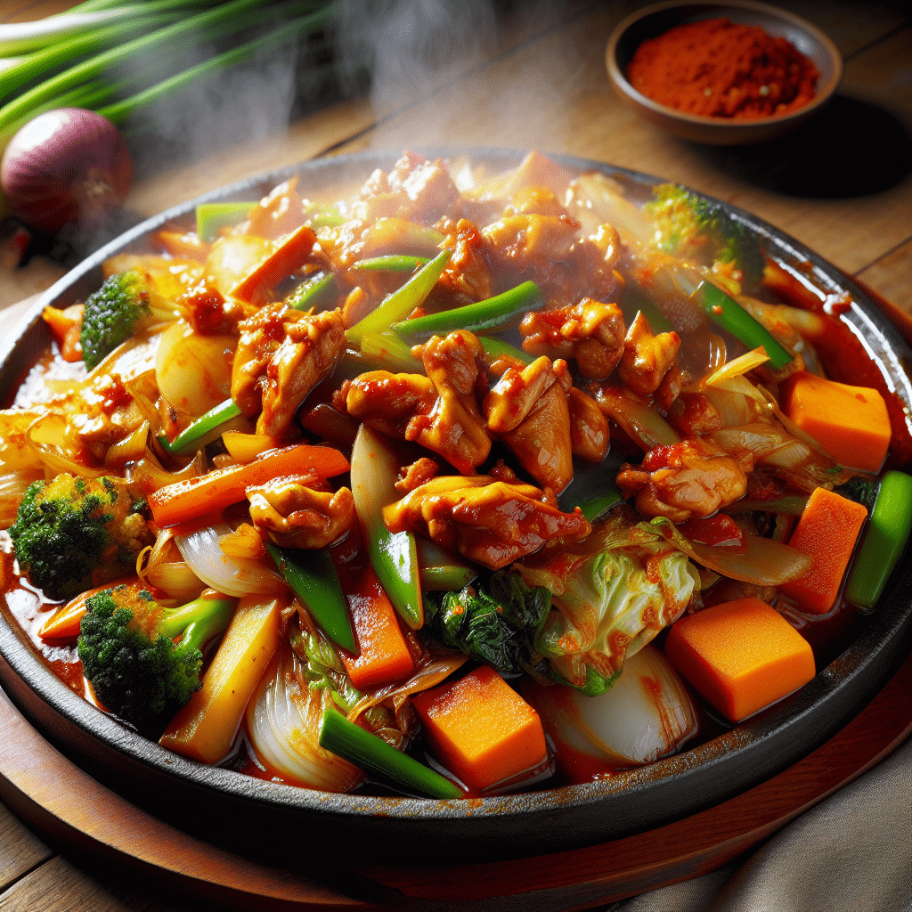 용인닭갈비, 철판 위에서 지글지글 볶아먹는 추억의 맛