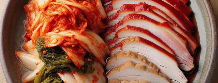 동백보쌈, 부드러운 수육과 새콤한 김치의 완벽한 조화